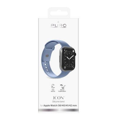 10. Puro Icon Strap for Apple Watch 38/40/41/42mm - Blue