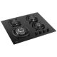 2. Amica PG6411SR gas hob black cast iron grids