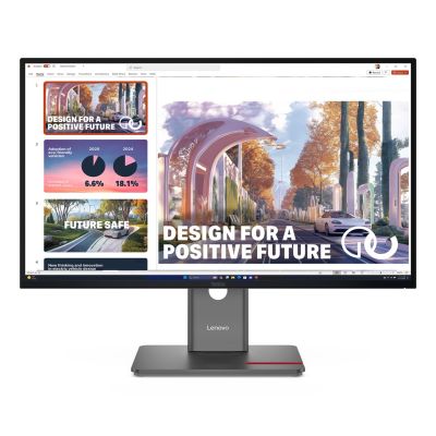Lenovo ThinkVision P27QD-40 LED display 68.6 cm (27") 2560 x 1440 px Wide Quad HD Black
