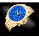 2. Men's Watch Giewont Chronograph Sapphire Gold Blue GW9460-B5