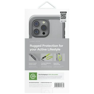 6. Uniq Combat Active Magclick Charging Case for iPhone 16 Pro Max - Gray
