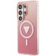 2. Guess IML Gradient Triangle MagSafe Case for Samsung Galaxy S26 Ultra - Pink