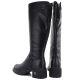 5. Women's leather ankle boots, black, Vinceza FIO27-67056