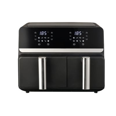 18. ELDOM FAT-FREE FRYER FR200 9 L, 2200W, TWO INDEPENDENT DRAWERS, 8 PROGRAMS, LED DISPLAY, TEMP. 80°C–200°C