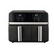 18. ELDOM FAT-FREE FRYER FR200 9 L, 2200W, TWO INDEPENDENT DRAWERS, 8 PROGRAMS, LED DISPLAY, TEMP. 80°C–200°C