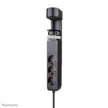 Neomounts DS22-840BL6 1.4m 3-way power outlet splitter, indoor, black