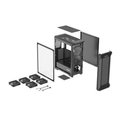 24. GENESIS IRID 505F MIDI TOWER CASE WITH WINDOW USB 3.0 NPC-1997