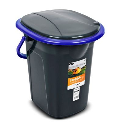 6. GREENBLUE TRAVEL TOILET, BLACK AND NAVY BLUE GB320BB