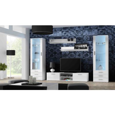9. TV cabinet SOHO 180 white/gloss white