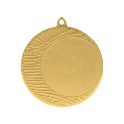 4. Gold medal with space for a 50 mm emblem - steel medal