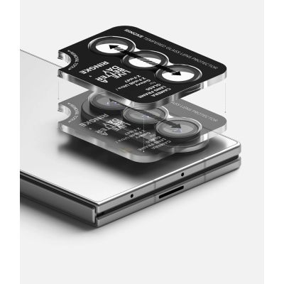 6. Ringke Camera Frame Protector 2-Pack for Samsung Galaxy Z Fold 7/8 Ultra - Black