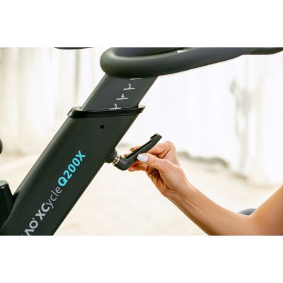 11. OVICX Q200X magnetic exercise bike with 15.6" TFT touchscreen, WIFI bluetooth & app
