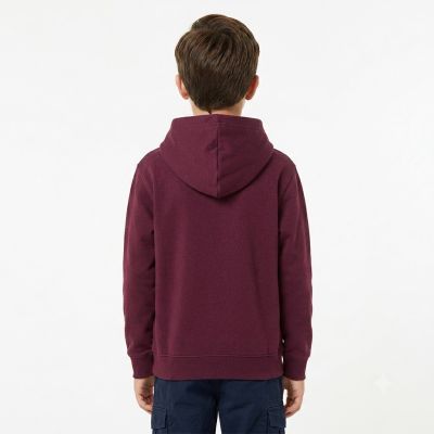4. Wood Wood Izzy AA Burgundy Children's Sweatshirt - 10235605-2424-Burgundy