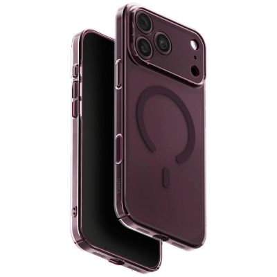 Uniq Airsuit Magclick Charging Case for iPhone 18 Pro Max / 17 Pro Max - Burgundy