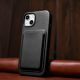 15. iCarer Case Leather cover for iPhone 14 Plus genuine leather case black (compatible with MagSafe)