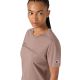 4. Champion Women's Short Sleeve T-shirt Dark Beige 119125 MS513