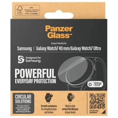 3. PanzerGlass tempered glass for Samsung Galaxy Watch Ultra (47mm)/ Watch 7 (40mm)