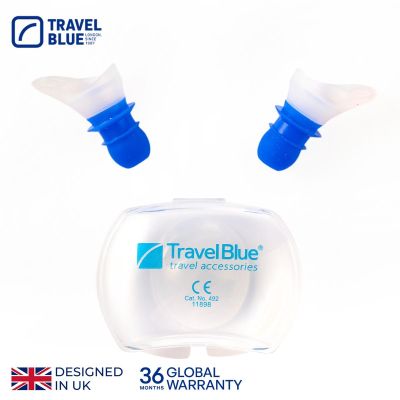 5. TRAVEL BLUE Airplane Earplugs for Pressure Reduction