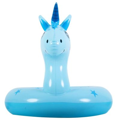 3. INFLATABLE RING 70x70CM UNICORN BLUE 35657