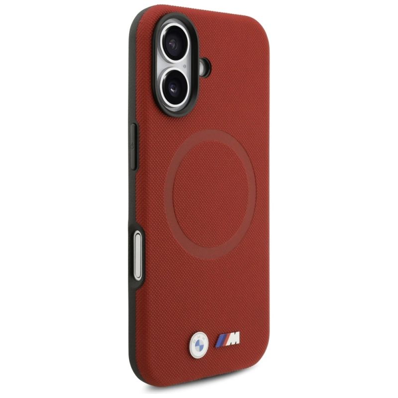 4. BMW M FW Metal Logo MagSafe Case for iPhone 17 - Red