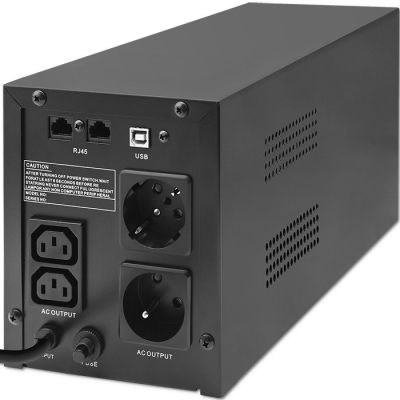 25. QOLTEC UPS LINE INTERACTIVE | MONOLITH | 1500VA | 900W | LCD | USB
