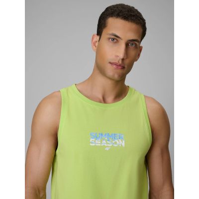 4. Men's sleeveless shirt 4F 4FWSS26TSLEM249-42S