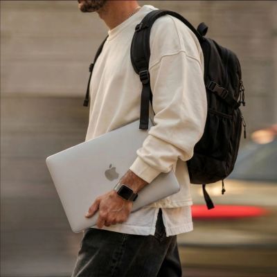 5. Tech-Protect Softshell Case for MacBook Neo 13 2026 - Transparent Matte