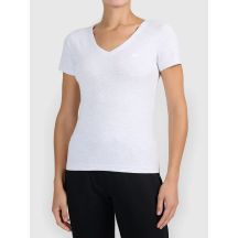 Women's basic V-neck T-shirt 4F 4FWMM00TTSHF3307-27M