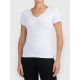 Women's basic V-neck T-shirt 4F 4FWMM00TTSHF3307-27M