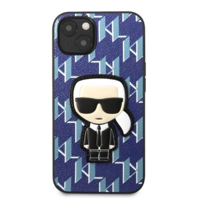 3. Karl Lagerfeld KLHCP13MPMNIKBL iPhone 13 6.1" hardcase blue/blue Monogram Ikonik Patch