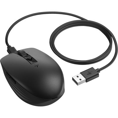 5. HP 710 Rechargeable Silent Mouse Black wireless with battery black 6E6F2AA