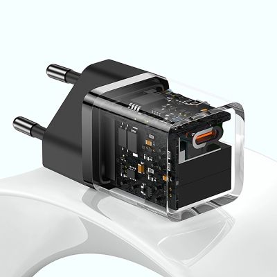 13. Baseus GaN5 30W Wall Charger with 100W USB-C to USB-C Cable - Black