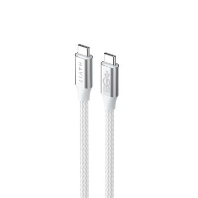 Havit Type C-Type C Cable CB6290 (white/gray; 100cm)