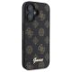 4. Guess Peony Script MagSafe iPhone 16 Case - Black