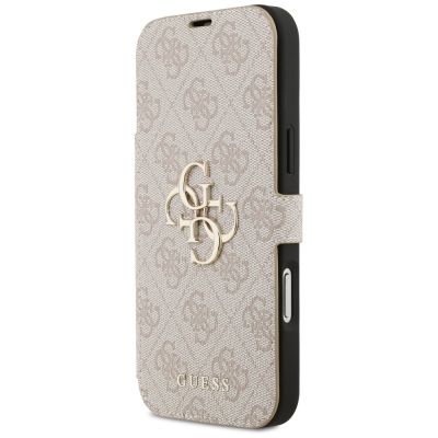 2. Guess Book 4G Metal Logo Case for iPhone 17 Pro Max - Pink