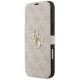 2. Guess Book 4G Metal Logo Case for iPhone 17 Pro Max - Pink