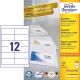Avery 3659 Self-Adhesive Labels Rectangle Permanent White 1200 pcs.
