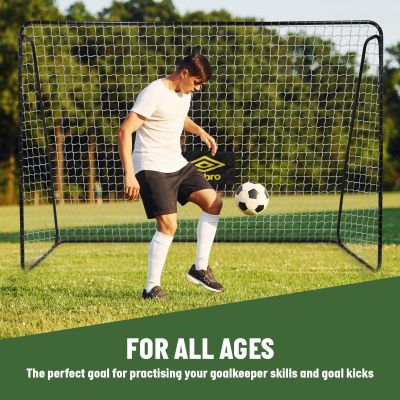 10. FOOTBALL GOAL WITH NET 300x205x120CM UMBRO