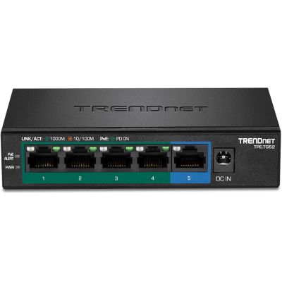 2. TRENDnet Switch 5 Port Gbit PoE+ 32W Metall