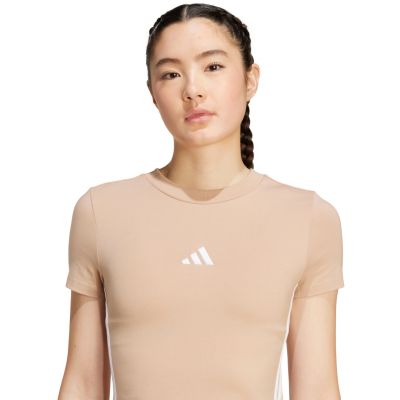 10. adidas Essentials 3-Stripes Slim Baby W T-Shirt JX7588