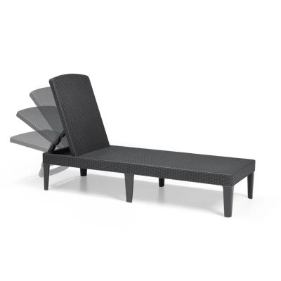 16. KETER Jaipur 235162 garden lounger (anthracite color)