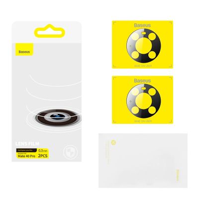 6. Baseus Huawei Mate 40 Pro Camera Film 0.3mm (2pcs) transparent + cleaning kit (SGQK000502)
