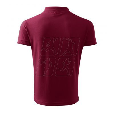 3. Men's Pique Polo Shirt (garnet)