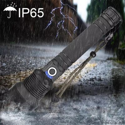 9. Wozinsky WLT-20W tactical flashlight 20 W 2000 lm CREE diodes IP65 with adjustable beam - black