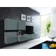 2. VIGO square display cabinet 50/50/30 white/grey gloss