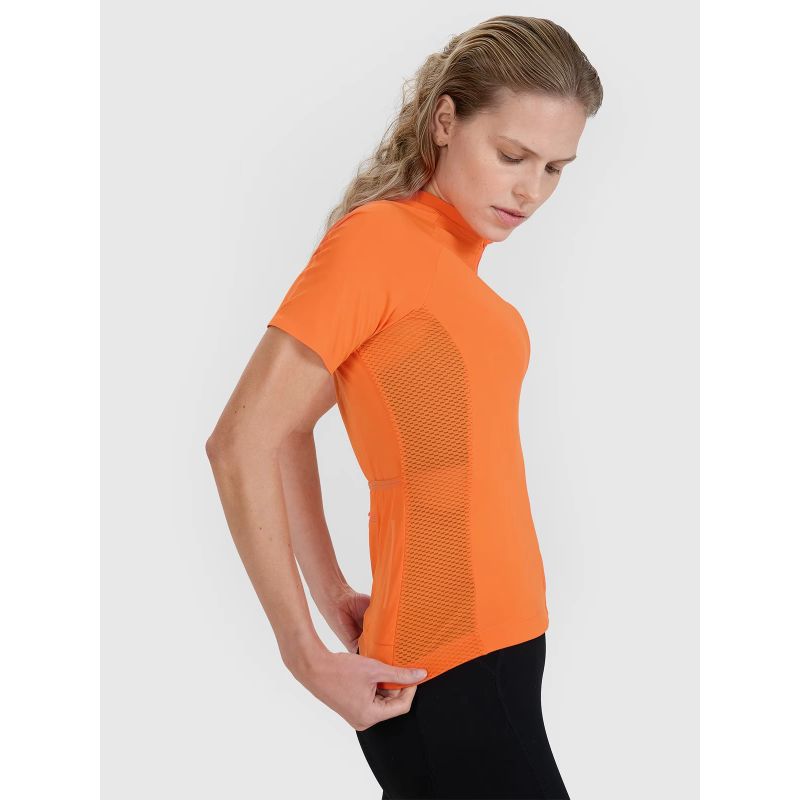 4. Women's quick-drying cycling jersey 4F 4FWSS25TFTSF1291-70S