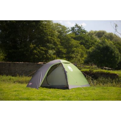 7. Coleman Darwin 3 3-person tent - grey/green