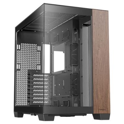 2. Antec C8 Wood Full Tower Computer Case Black, Wood