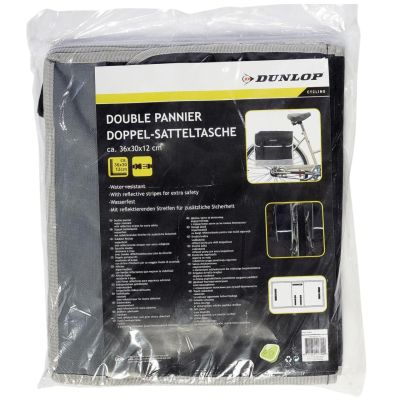 18. Dunlop double pannier rack bicycle bag 26L 417400