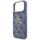 6. Guess 4G Big 4G Classic Logo Big Strap Metal Buttons Case for iPhone 18 Pro Max / 17 Pro Max – blue